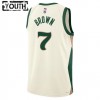 Dječji NBA Dres Boston Celtics Jaylen Brown 7 Nike 2023-24 City Edition Bijela Swingman